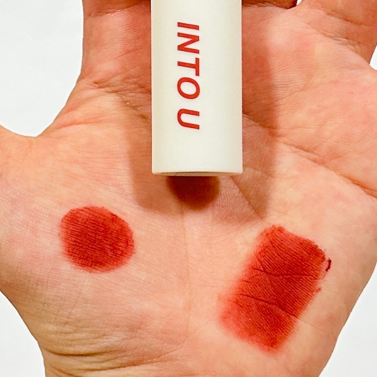 スーパーマットリップ&チークマッド/INTO U/口紅を使ったクチコミ(2枚目)