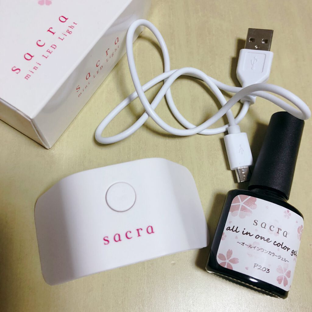 sacra オールインワンカラージェル/sacra/ジェルネイルを使ったクチコミ(2枚目)