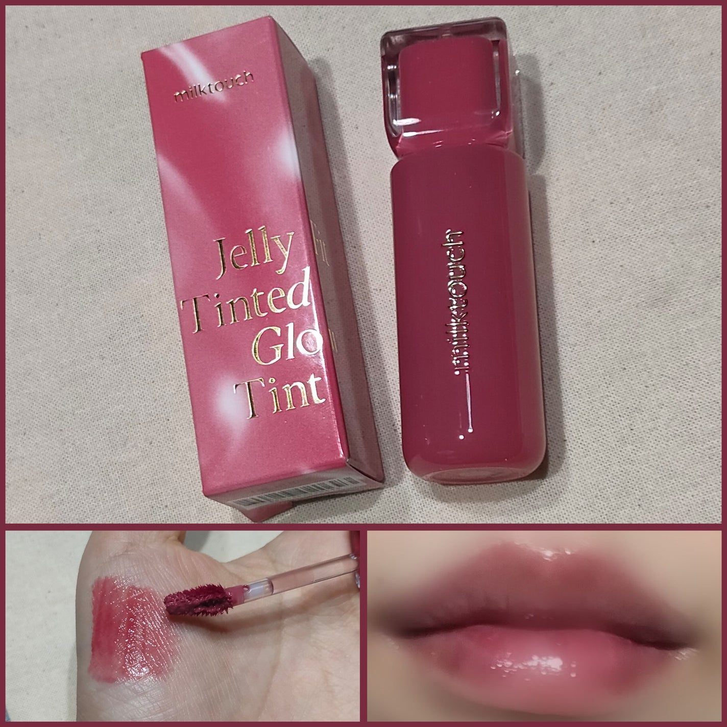 ジェリーフィットティンティッドグロウティント/Milk Touch/リップティントを使ったクチコミ(1枚目)