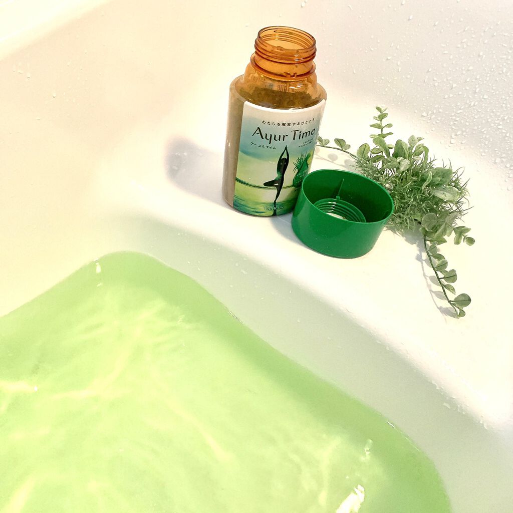 Ayur Time（アーユルタイム） レモングラス＆ベルガモットの香り 40g/アーユルタイム/無機塩系入浴剤を使ったクチコミ（1枚目）