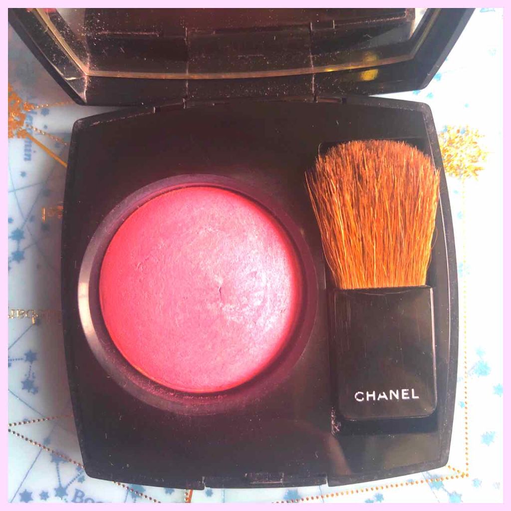 ジュ コントゥラスト 64 ピンク エクスプロージョン/CHANEL/パウダーチークを使ったクチコミ（2枚目）