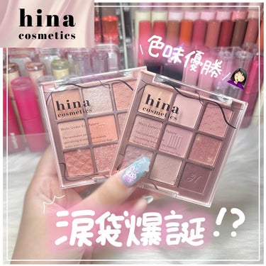 マルチアンダーアイパレット/hina cosmetics/パウダーアイシャドウを使ったクチコミ（1枚目）