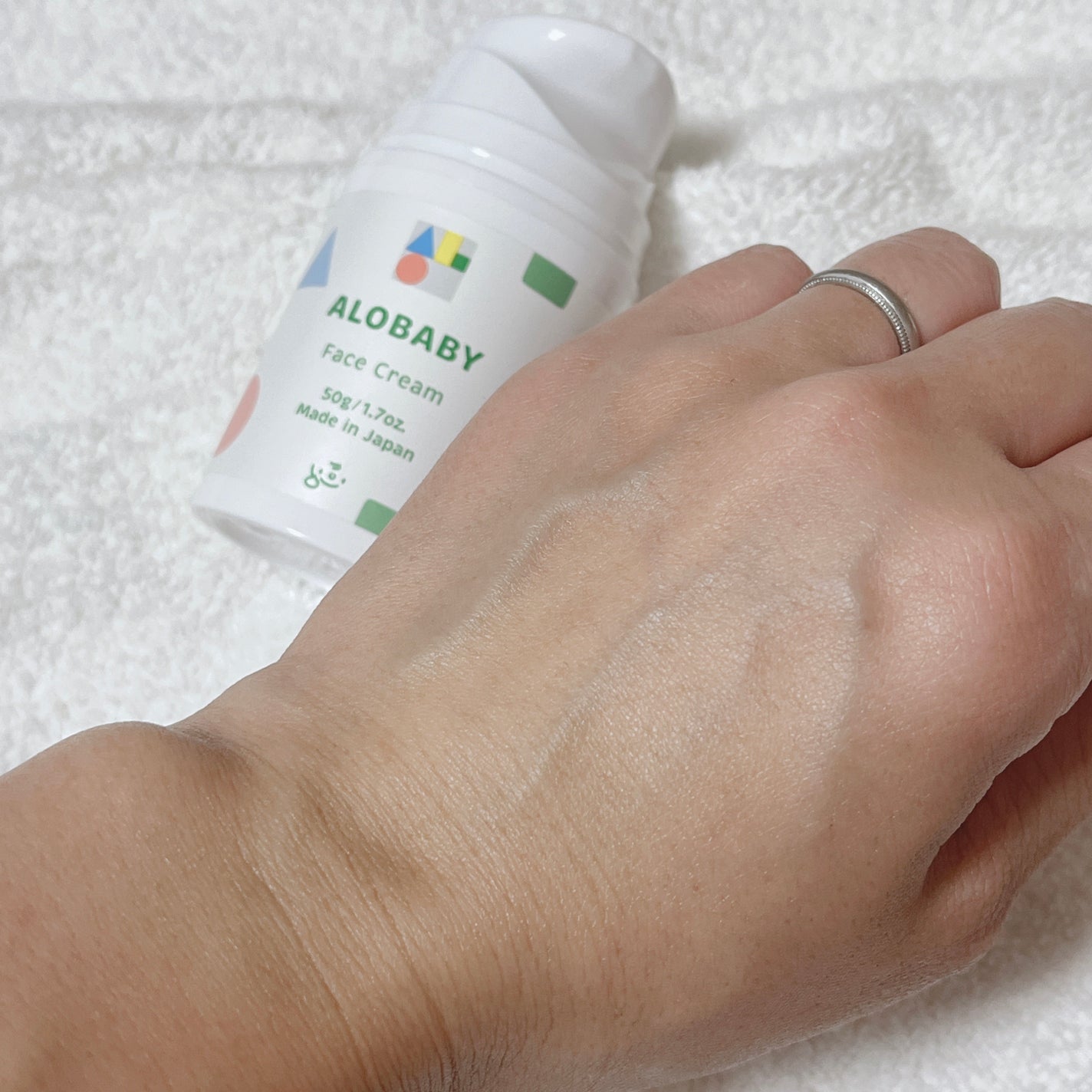 アロベビー フェイスクリーム/ALOBABY/その他スキンケアを使ったクチコミ(4枚目)