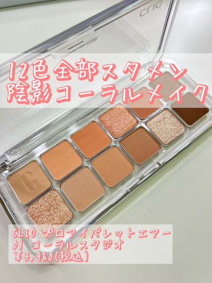 プロ アイ パレット エアー/CLIO/アイシャドウパレットを使ったクチコミ(1枚目)