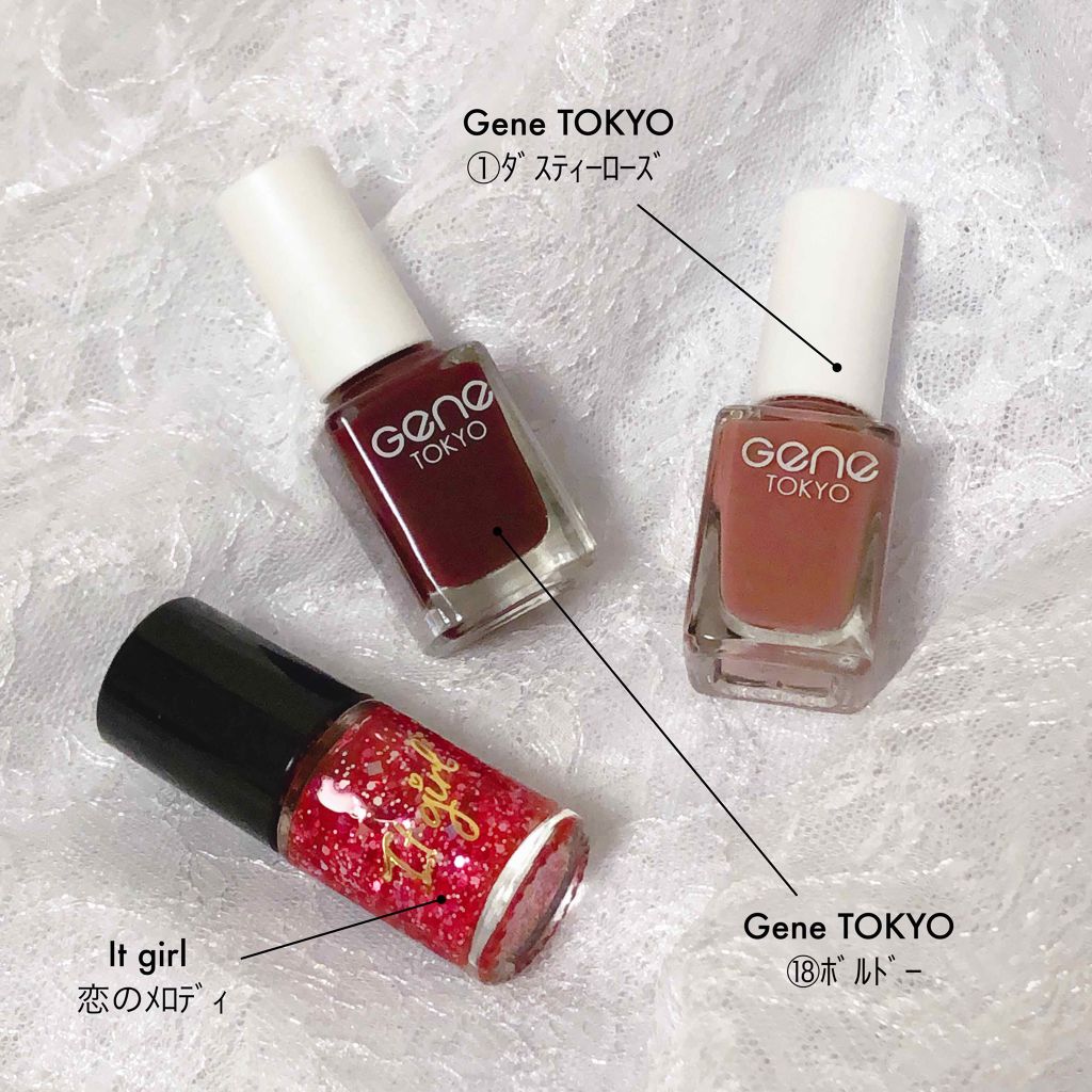 ITGグリッターネイル/DAISO/マニキュアを使ったクチコミ(3枚目)