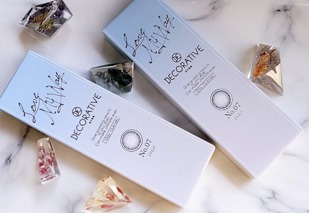 デコラティブアイズ UVモイスト/Decorative Eyes/カラーコンタクトレンズを使ったクチコミ(5枚目)