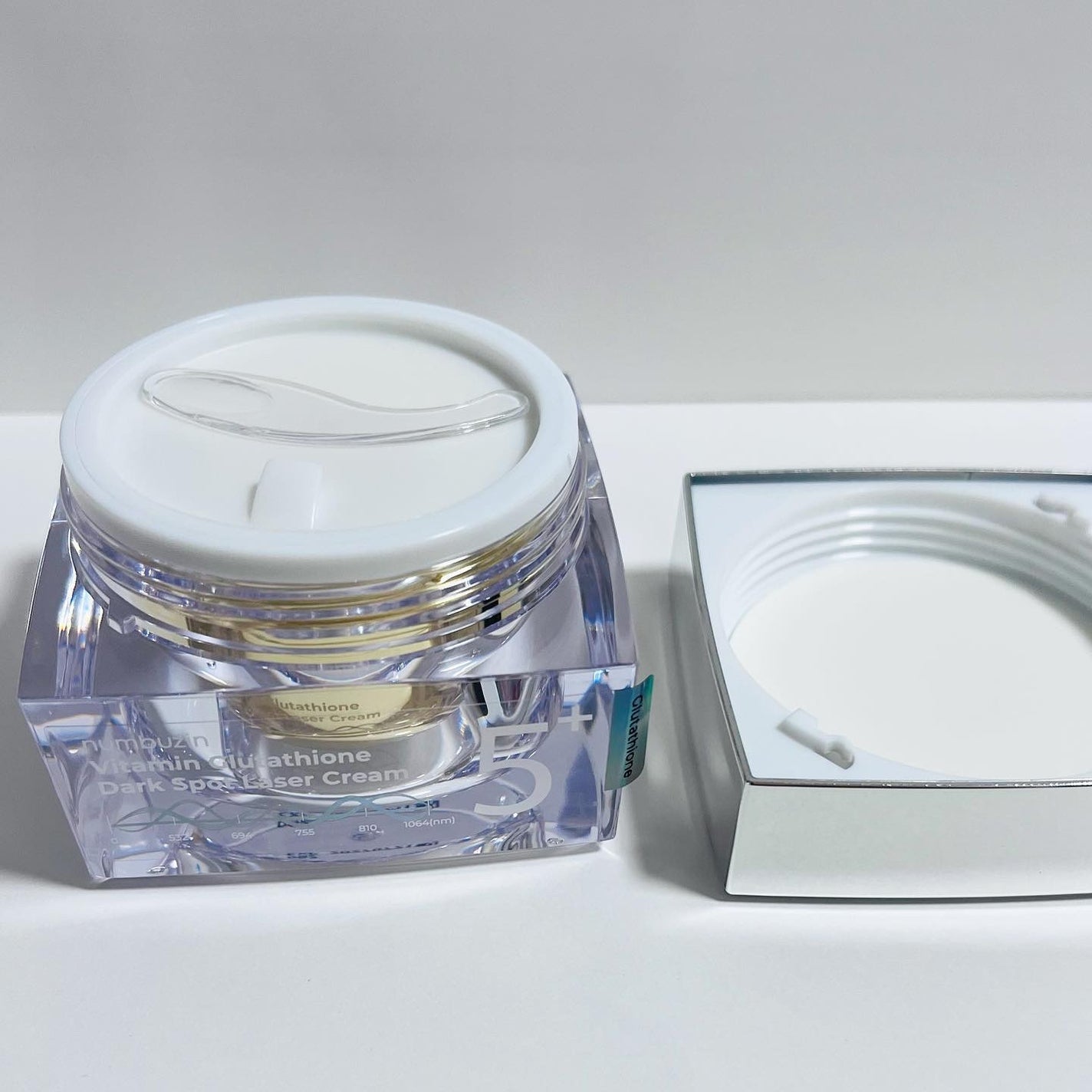 5番 白玉グルタチオンCメラゼロクリーム/numbuzin/フェイスクリームを使ったクチコミ(3枚目)