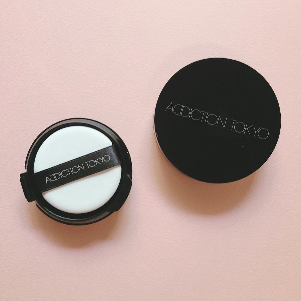 スキンリフレクト ラスティング UV クッションファンデーション/ADDICTION/クッションファンデーションを使ったクチコミ(2枚目)