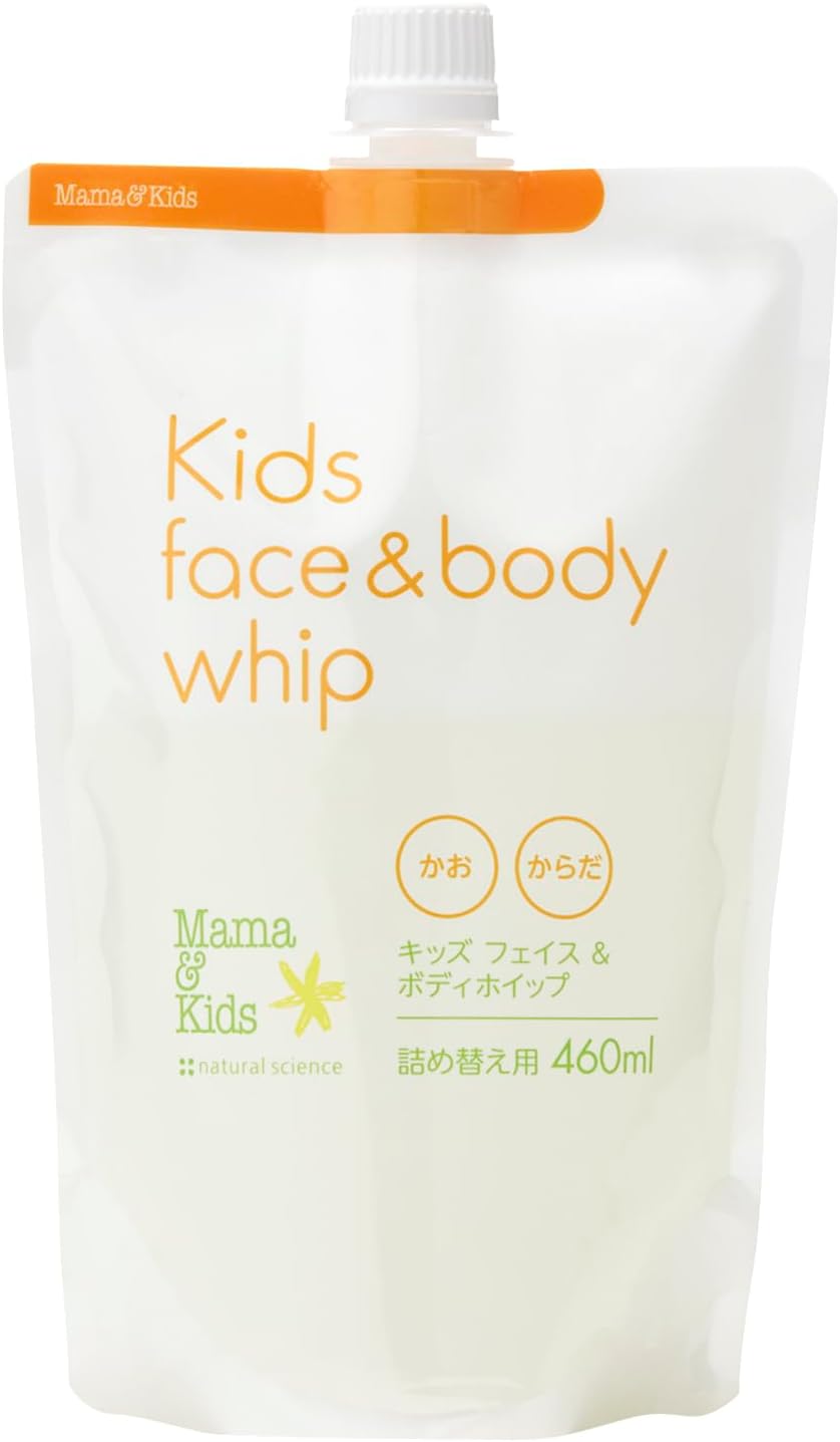 ママ&キッズ キッズフェイス＆ボディホイップ 詰め替え用（460ml）