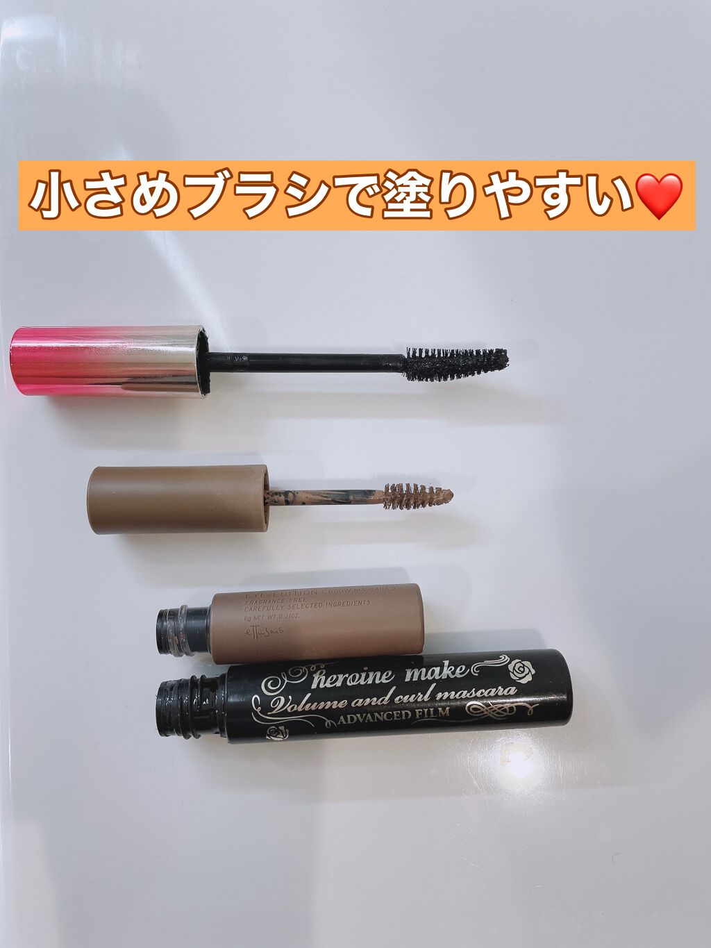 エテュセ アイエディション(ブロウマスカラ) 01 アッシュミルクティー/ettusais/眉マスカラを使ったクチコミ（3枚目）