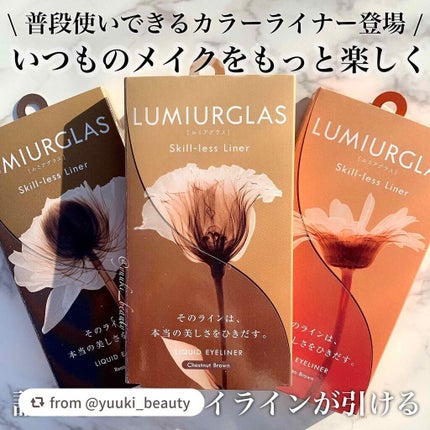 スキルレスライナー/LUMIURGLAS/リキッドアイライナーを使ったクチコミ(1枚目)