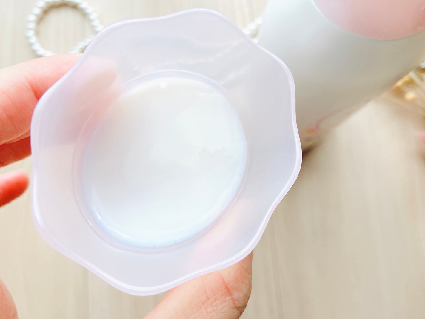 角層まで浸透する うるおいバスミルク ほのかでパウダリーな香り/ビオレu/保湿系入浴剤を使ったクチコミ(6枚目)