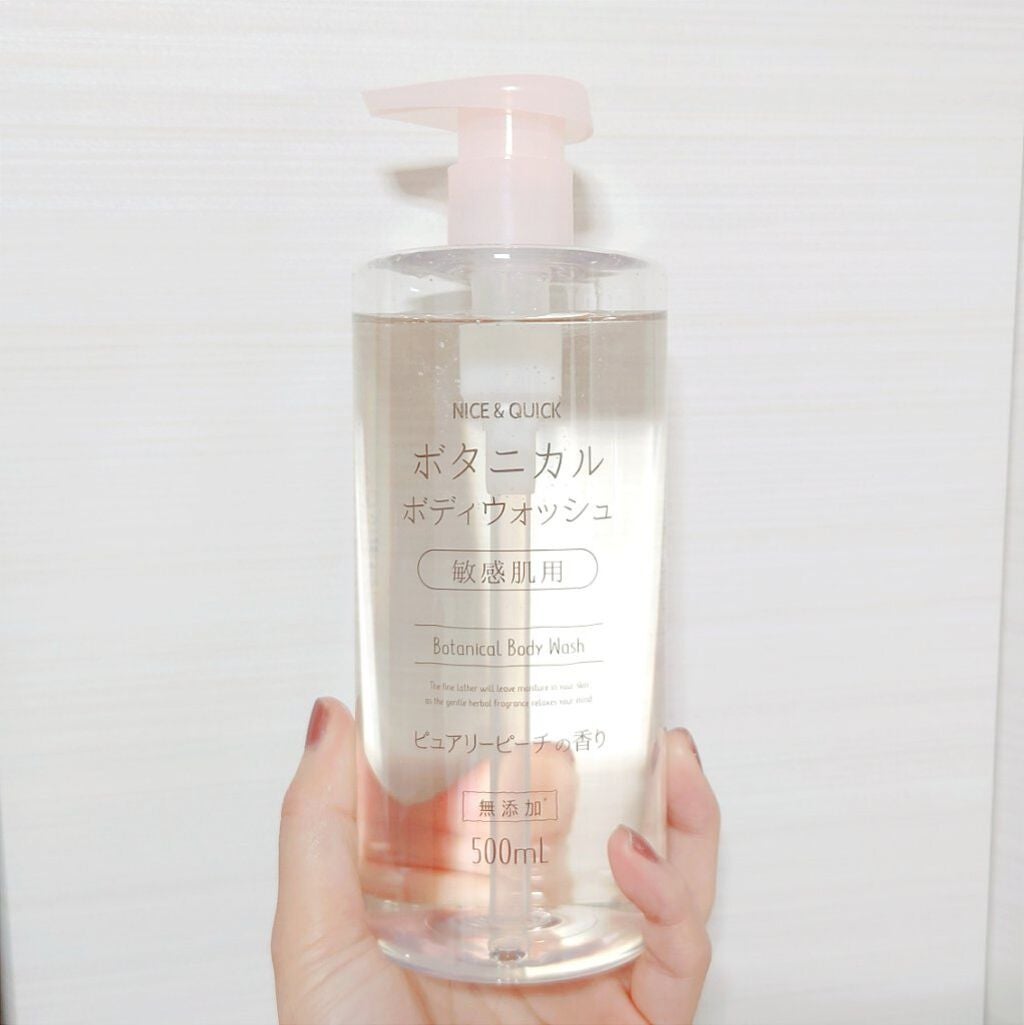 ボタニカルボディウォッシュ ピュアリーピーチの香り/NICE & QUICK/ボディソープを使ったクチコミ(1枚目)