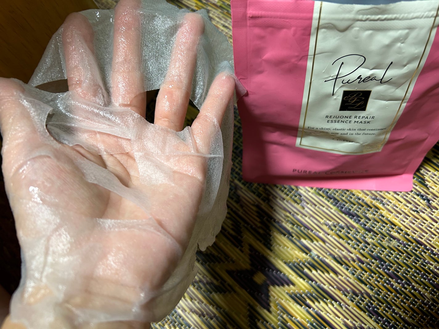 リジュオンリペアエッセンスマスク/ピュレア/シートマスク・パックを使ったクチコミ(4枚目)