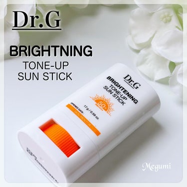 Dr.G ブライトニングアップサンスティック SPF50+ PA++++のクチコミ「🍀🍀🍀🍀
Dr.G様のプロモーションに参加中です。

◆ブライトニングトーンアップサンスティッ.....」（1枚目）