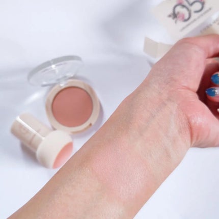 ベアブラッシャー パフ付き/フォレンコス/パウダーチークを使ったクチコミ(4枚目)