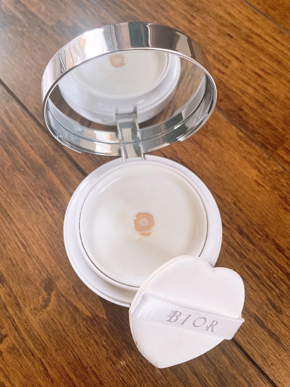 エアレスクッション オーガニックファンデーション/bior oraganics/クッションファンデーションを使ったクチコミ（2枚目）