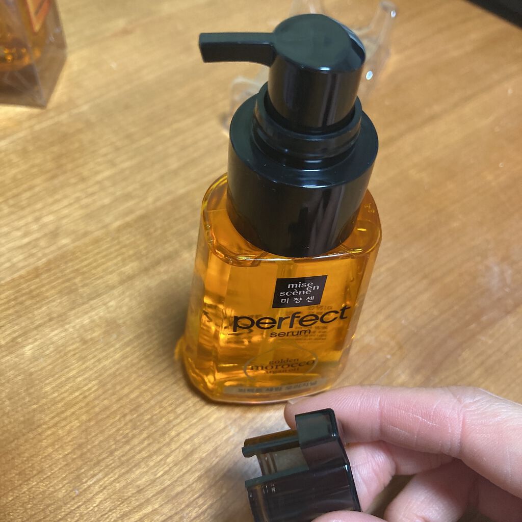 パーフェクト セラム オリジナル/miseenscene/ヘアオイルを使ったクチコミ(2枚目)