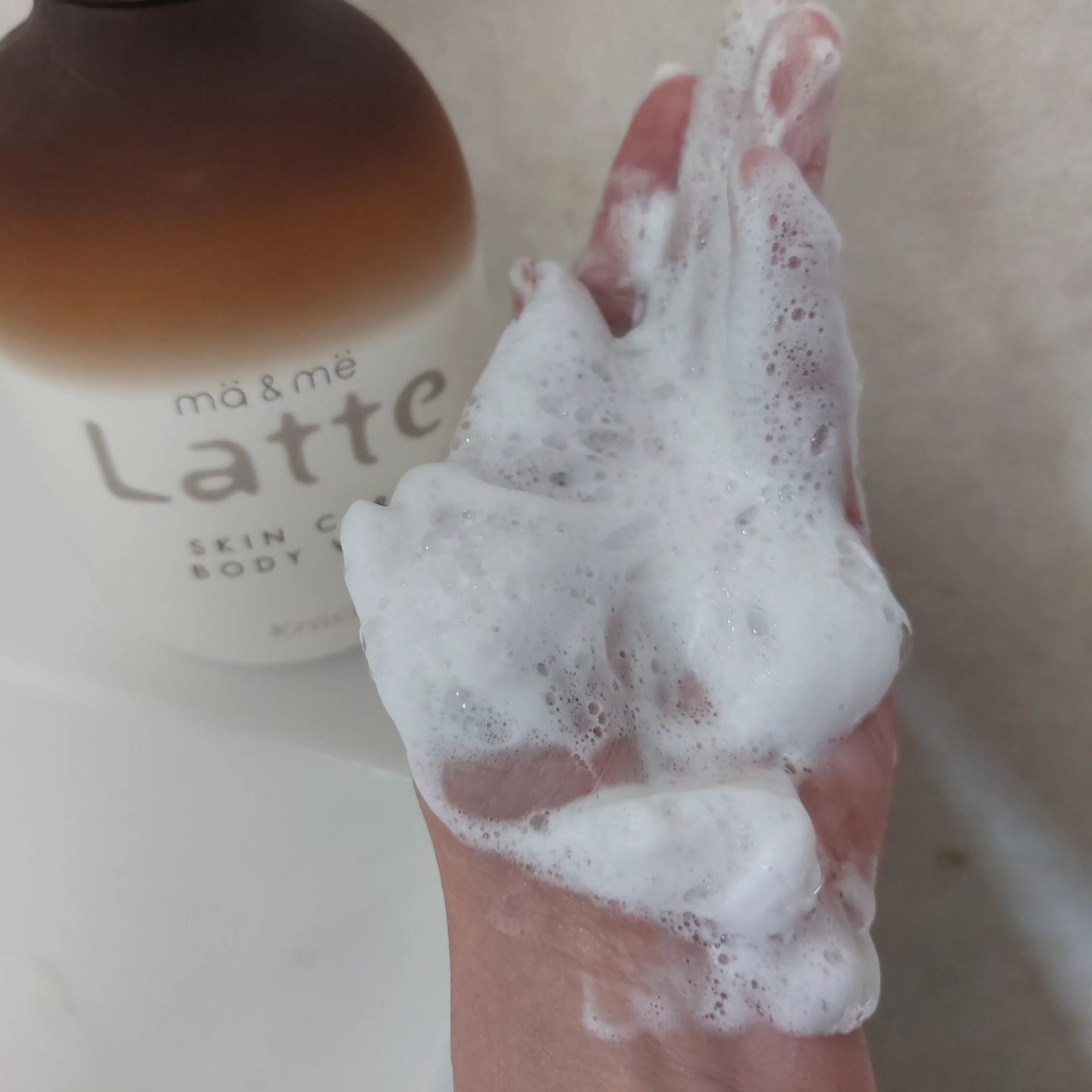 マー&ミー　ボディソープ 490ml/マー＆ミー　ラッテ/ボディソープを使ったクチコミ（2枚目）