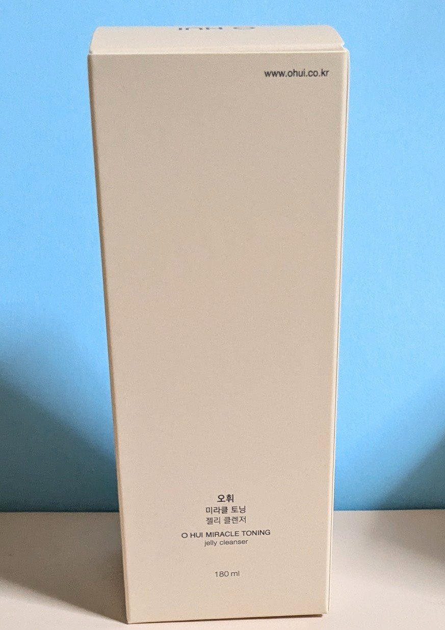 ミラクルトーニング ゼリークレンザー/OHUI/クレンジングジェルを使ったクチコミ（2枚目）