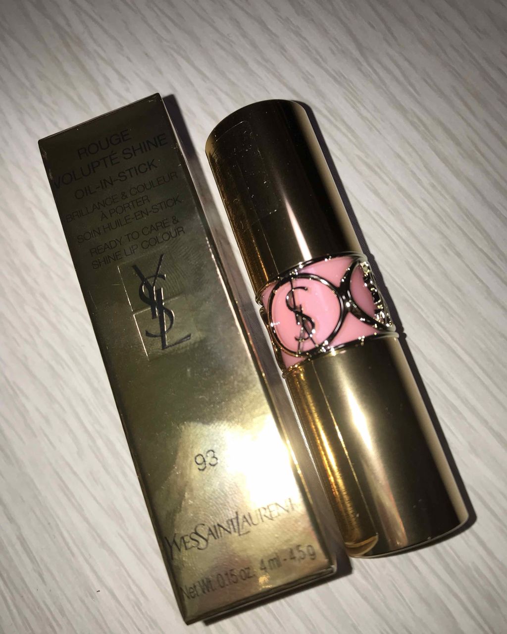 ルージュ ヴォリュプテ シャイン/YVES SAINT LAURENT BEAUTE/口紅を使ったクチコミ（1枚目）
