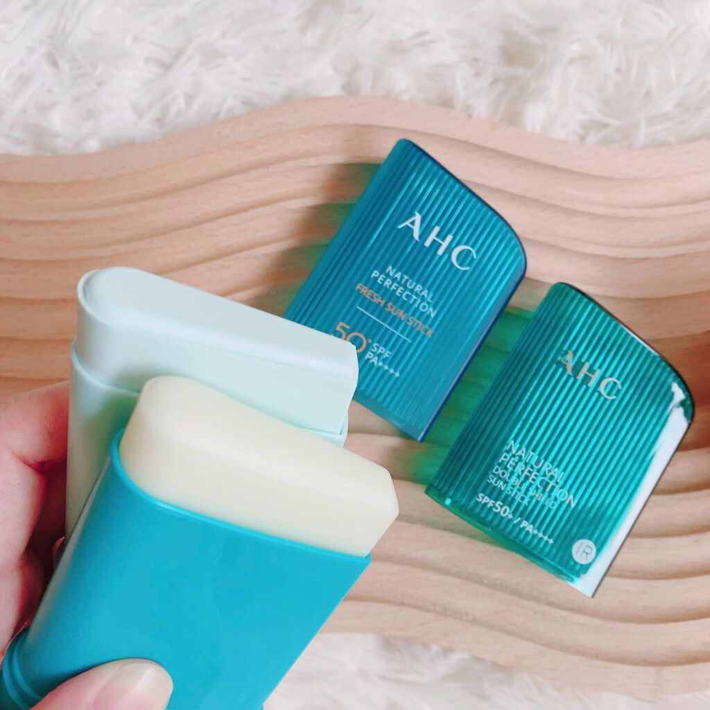 ナチュラル パーフェクション ダブル シールド サンスティック/AHC/日焼け止めスティックを使ったクチコミ（3枚目）