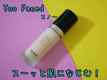 ボーン ディス ウェイ アンディテクタブル 24H マット ファンデーション アーモンド/Too Faced/リキッドファンデーションを使ったクチコミ（1枚目）