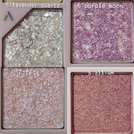 グリッターペディアアイパレット/unleashia/アイシャドウパレットを使ったクチコミ(5枚目)