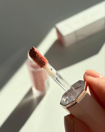 ペタルドロップリキッドブラッシャー/DEAR DAHLIA/リキッドチークを使ったクチコミ(2枚目)