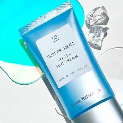 サンプロジェクト ウォーターサンクリーム SPF50+ PA+++/THANK YOU FARMER/日焼け止めクリームを使ったクチコミ(1枚目)