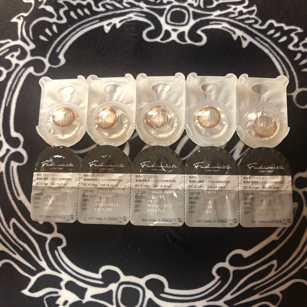 ファッショニスタ ワンデー/Fashionista/ワンデー(1DAY)カラコンを使ったクチコミ(2枚目)