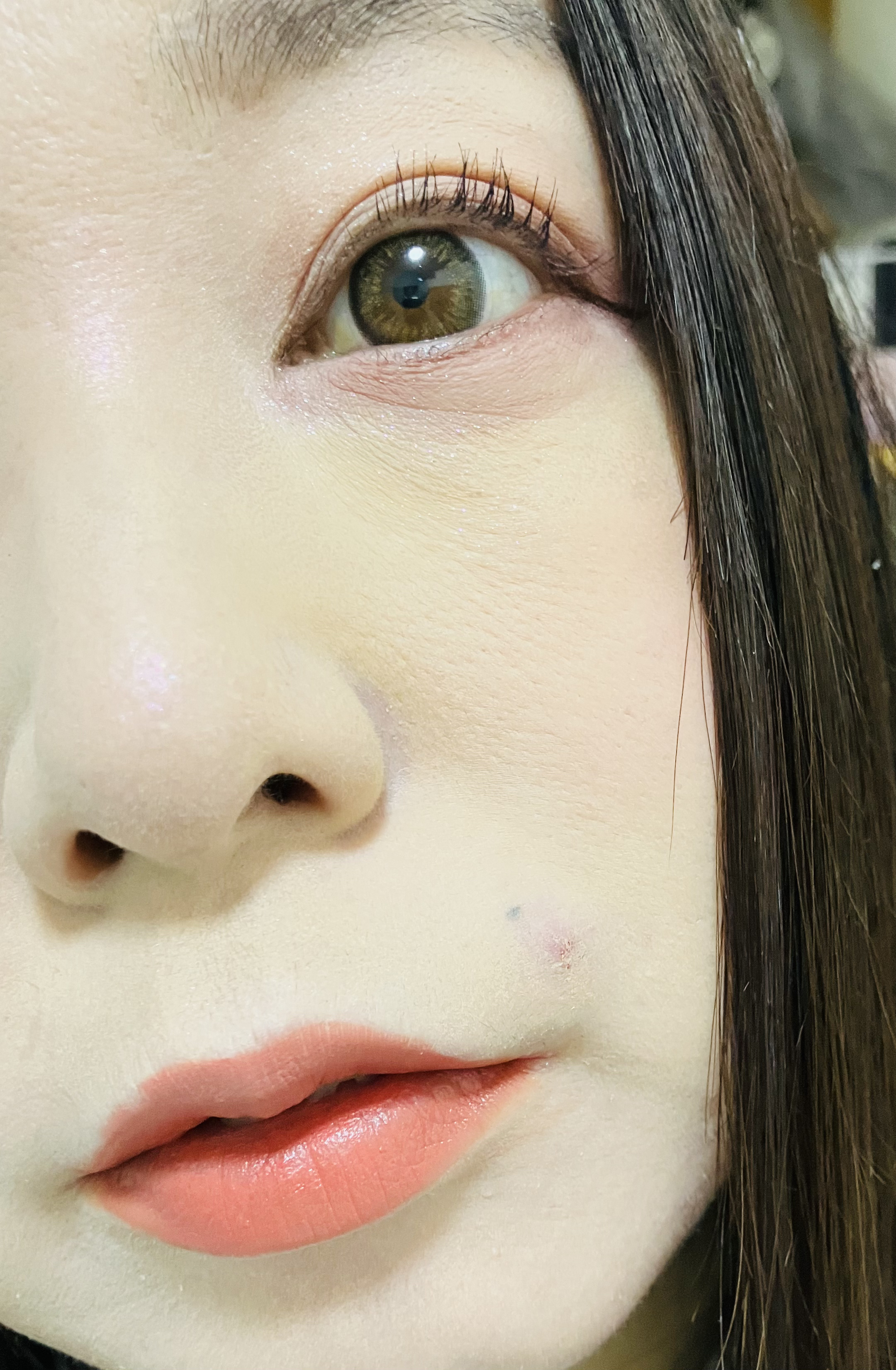 オールデイスキンフィットミルキーグロウクッション/Milk Touch/クッションファンデーションを使ったクチコミ（3枚目）