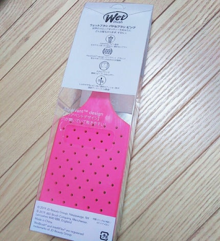 プロパドル ディタングラー ピンク/ウェットブラシ/ヘアブラシを使ったクチコミ(2枚目)