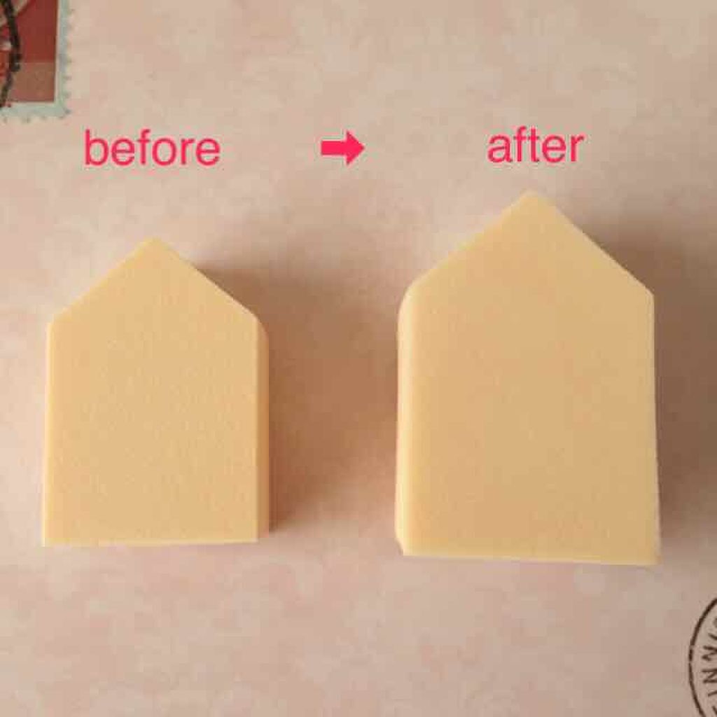 ジェリータッチスポンジ ハウス型/ロージーローザ/パフ・スポンジを使ったクチコミ（2枚目）