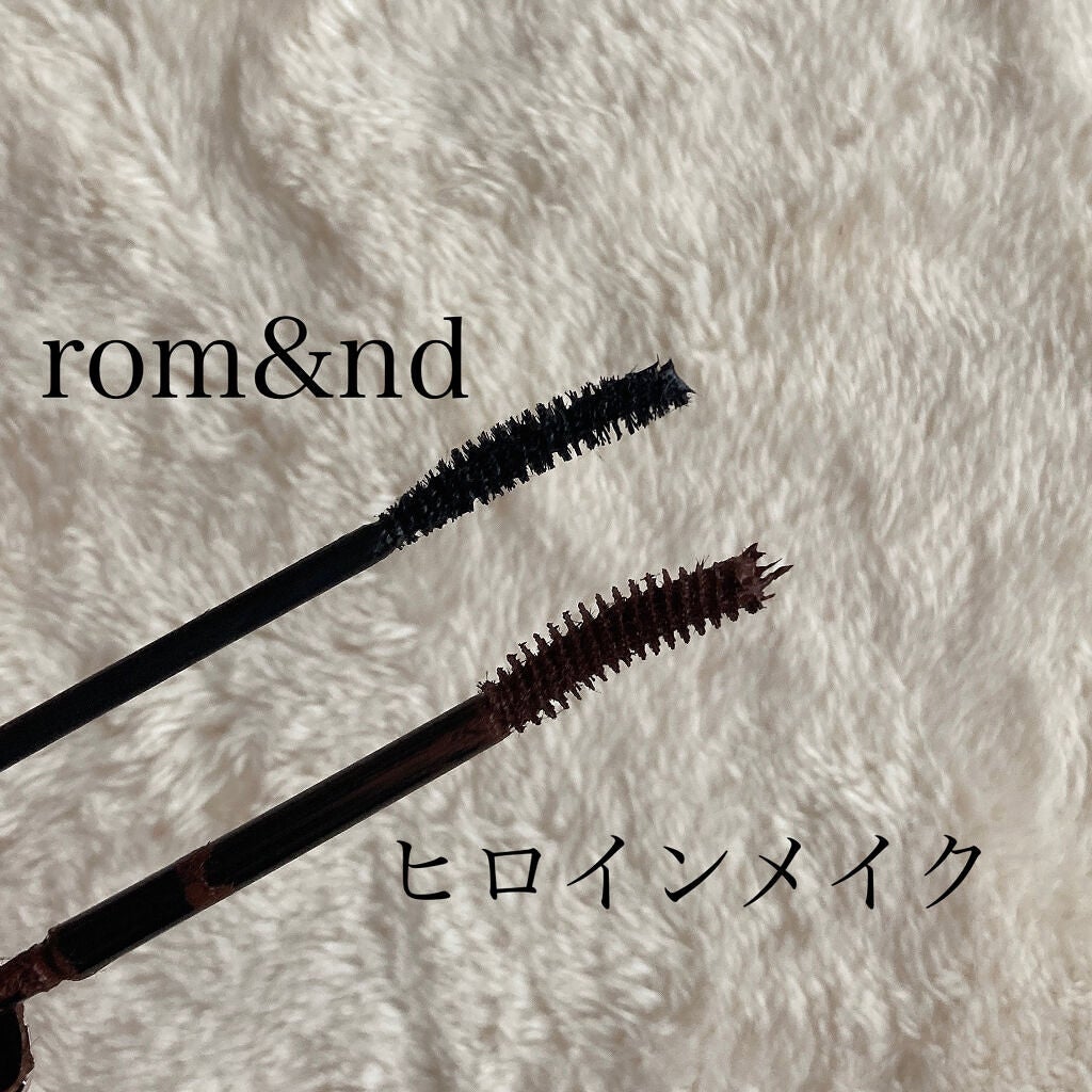 ハンオールフィックスマスカラ/rom&nd/マスカラを使ったクチコミ(2枚目)