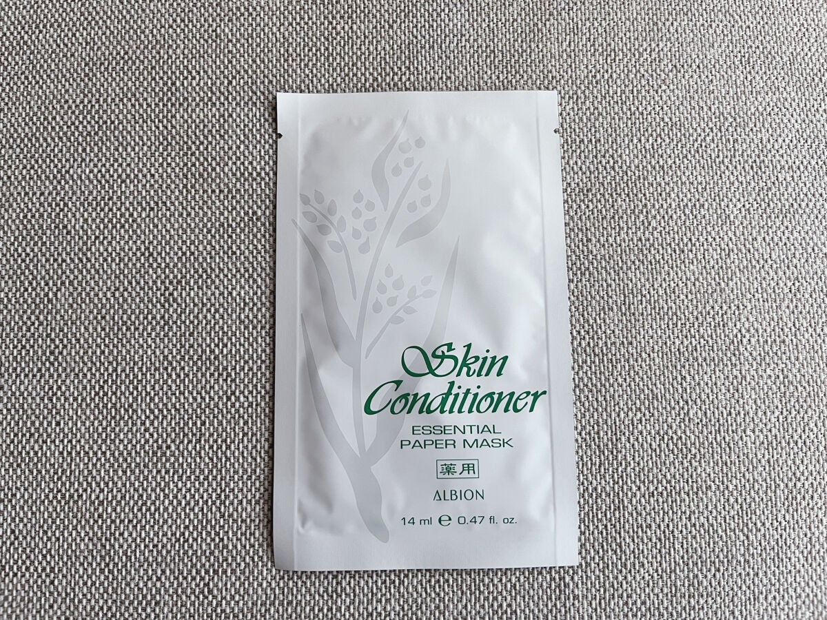 薬用スキンコンディショナーエッセンシャル ペーパーマスク N/ALBION/シートマスク・パックを使ったクチコミ(3枚目)