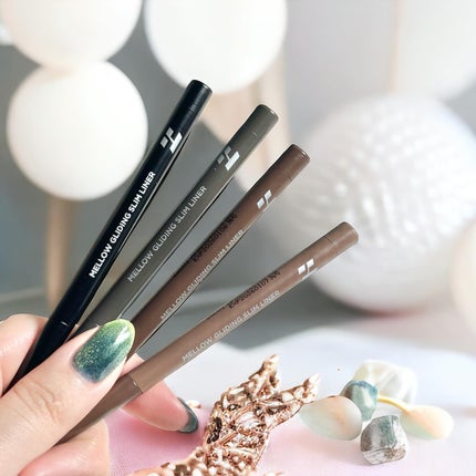 メロウグラインディングスリムライナー/HOLIKA HOLIKA/ペンシルアイライナーを使ったクチコミ(7枚目)