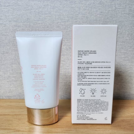 ウォータースプラッシュサンクリーム セラミド/espoir/日焼け止めクリームを使ったクチコミ(2枚目)