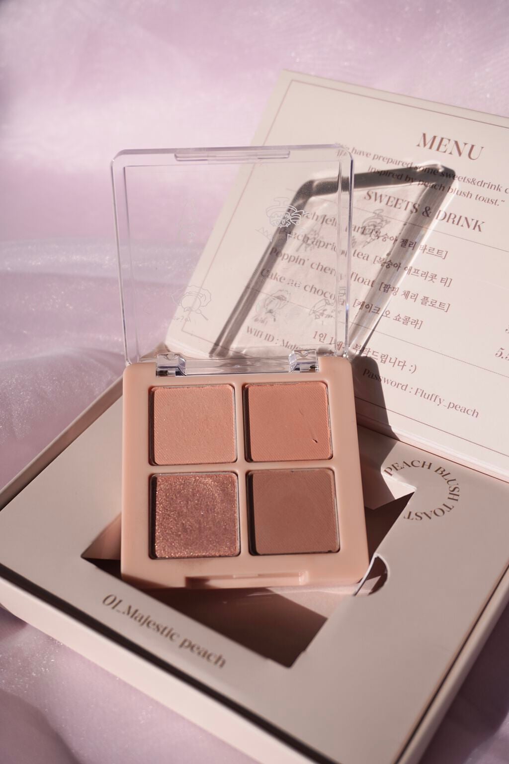 Peach Blush Toast cafe eye palette/NOTONE/アイシャドウパレットを使ったクチコミ(10枚目)