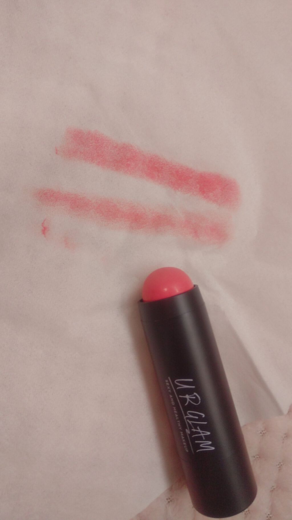 UR GLAM　STICK CHEEK/U R GLAM/ジェル・クリームチークを使ったクチコミ（2枚目）