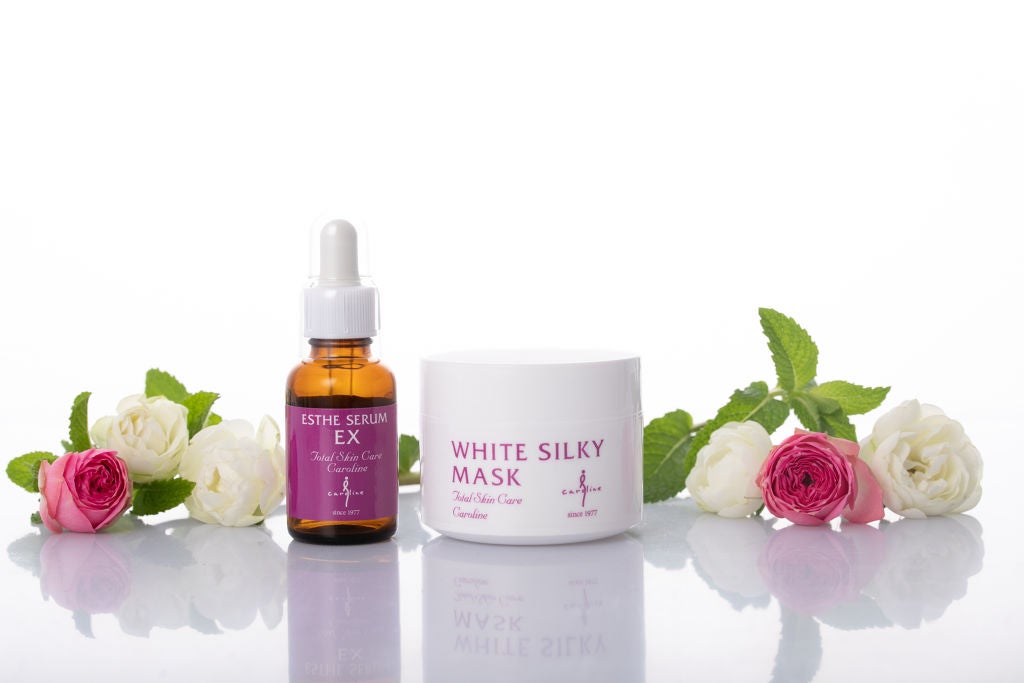 エステセラムEX・ホワイトシルキーマスクセット キャロリーヌ