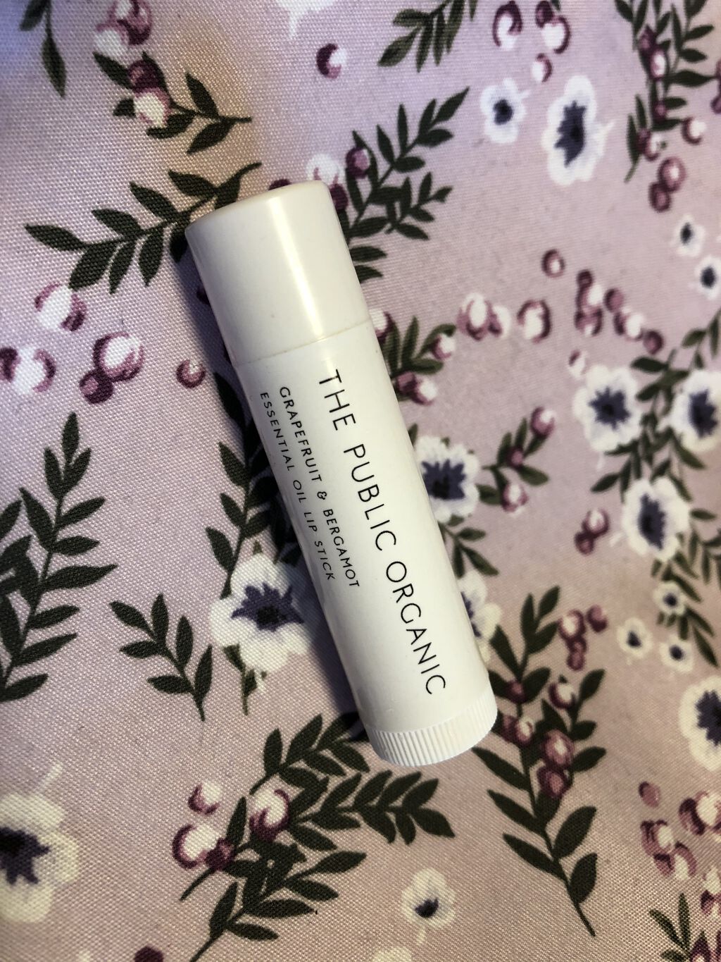 オーガニック認証 精油リップスティック スーパーポジティブ ライズ/THE PUBLIC ORGANIC/リップクリームを使ったクチコミ（1枚目）