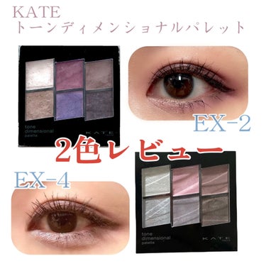 トーンディメンショナルパレット EX-4 ライトピンク系/KATE/メイクアップキットを使ったクチコミ（1枚目）