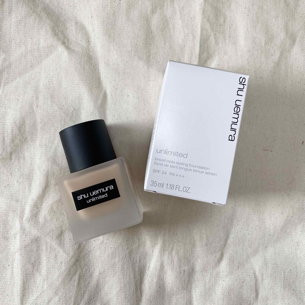 （旧）アンリミテッド ラスティング フルイド/shu uemura/リキッドファンデーションを使ったクチコミ（1枚目）