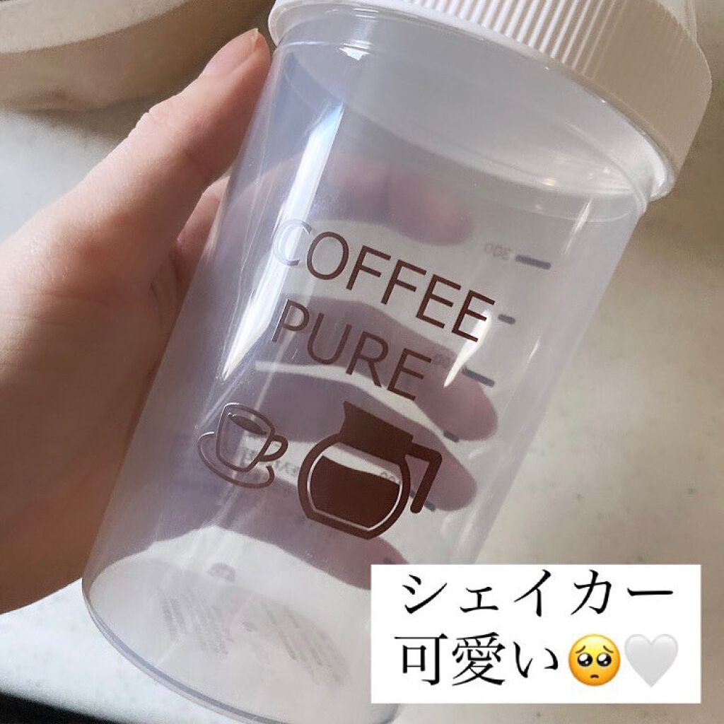 COFFEE PURE(ソイプロテイン)/ピュアパートナー/ソイプロテインを使ったクチコミ(2枚目)
