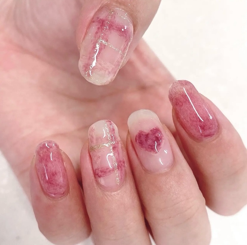 ジェルネイル（ライト対応）/セリア/ジェルネイルを使ったクチコミ（1枚目）