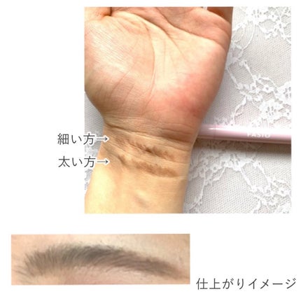 ウォータープルーフ アイブロウ (しずく型芯)/FASIO/アイブロウペンシルを使ったクチコミ(5枚目)