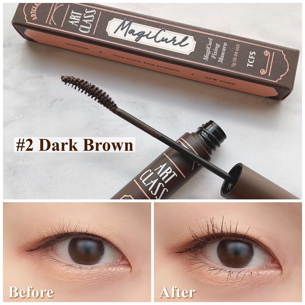 マジカルフィックシングマスカラ/too cool for school/マスカラを使ったクチコミ（3枚目）