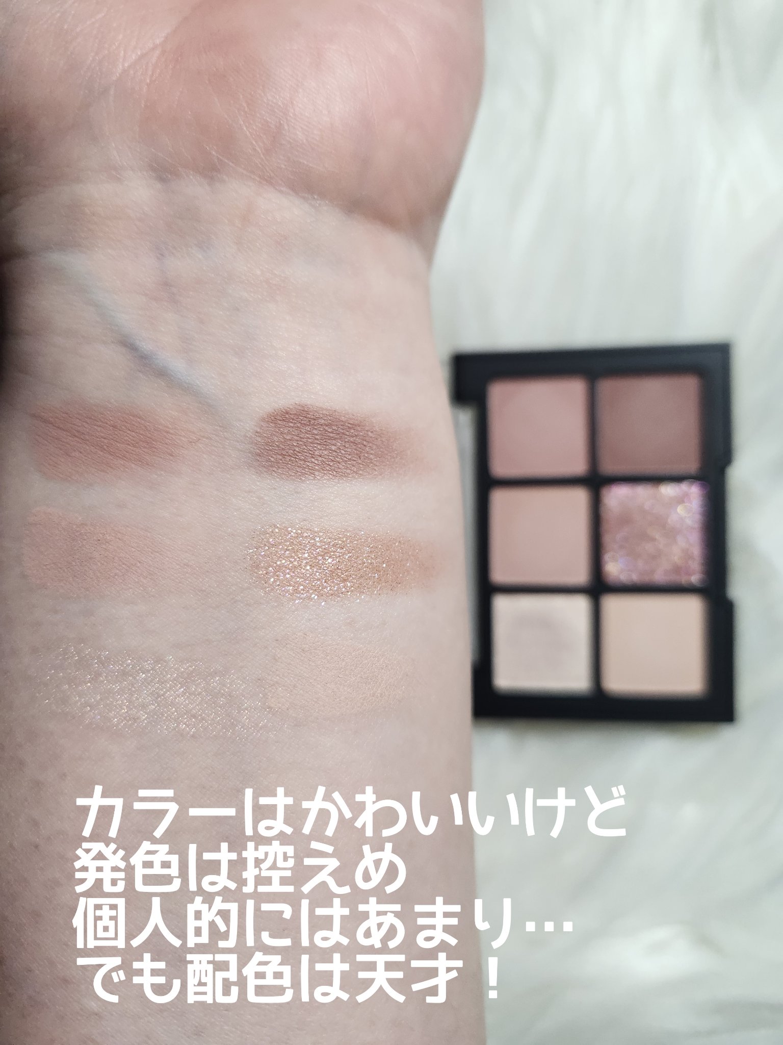 ブラーフィニシュシャドウパレット/Dinto/アイシャドウパレットを使ったクチコミ（3枚目）