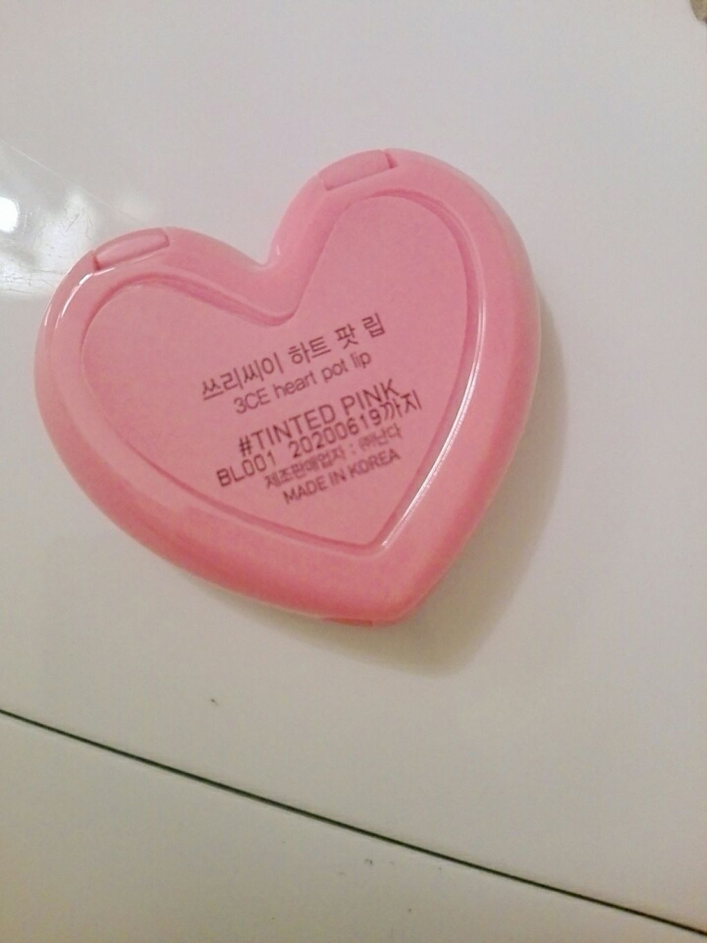 3CE HEART POT LIP #TINTED PINK/3CE/口紅を使ったクチコミ（2枚目）